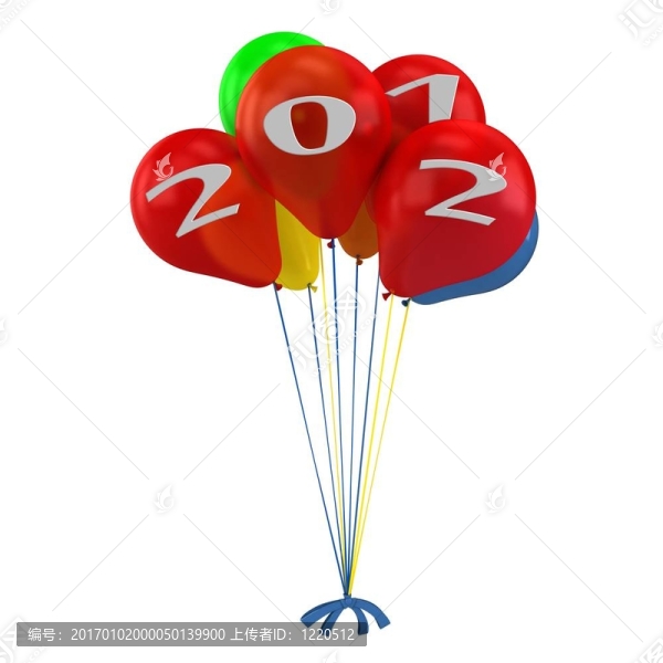 3D氣球新年慶祝活動