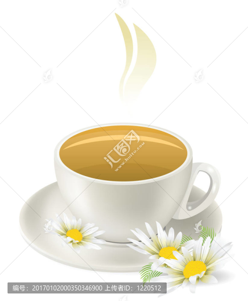 杯熱草藥甘菊茶隔離