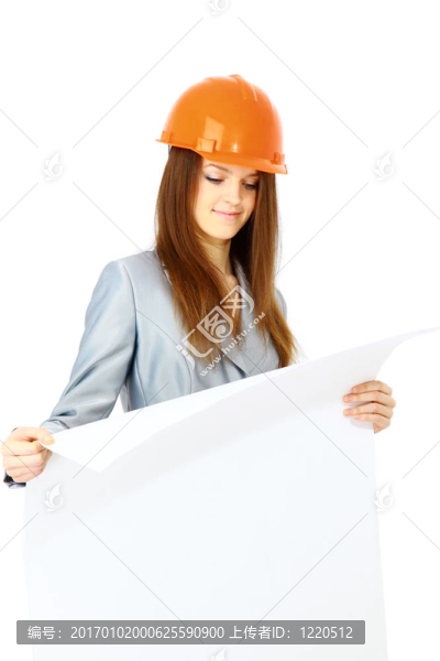 有魅力的女建筑師