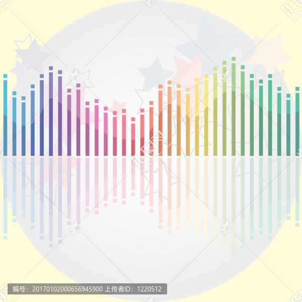 許多淺灰色背景的現(xiàn)代均衡器