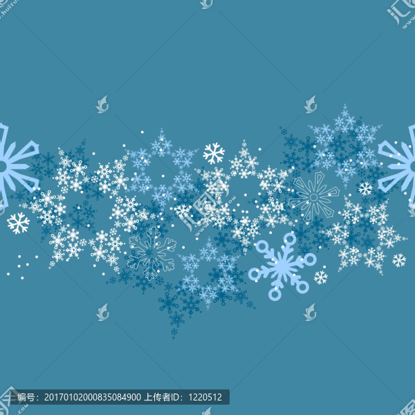 不同雪花的邊界