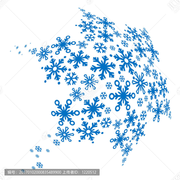 大藍雪花
