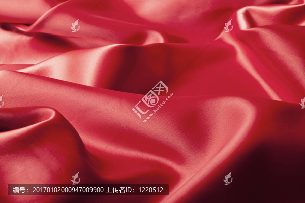紅色的絲綢