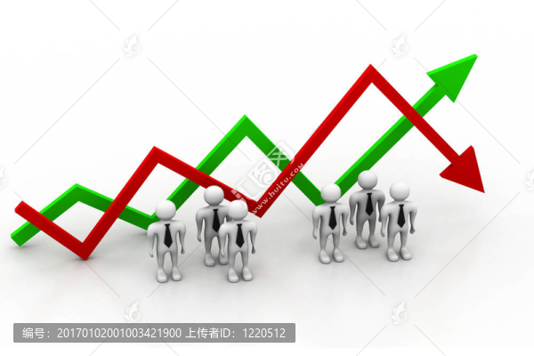 商業(yè)圖表。