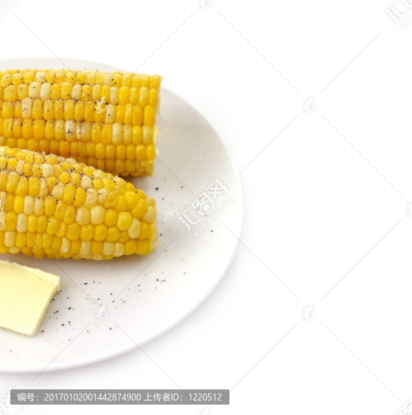 甜玉米和黃油