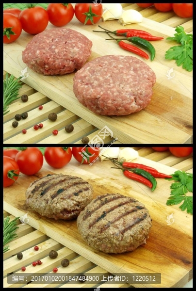 新鮮的肉