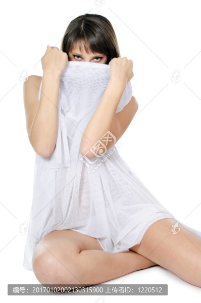 年輕漂亮女孩的畫像