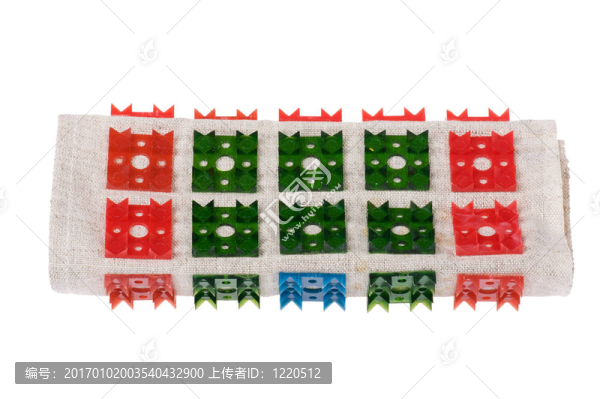 按摩師在白色的工具