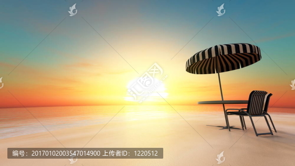 海灘陽傘