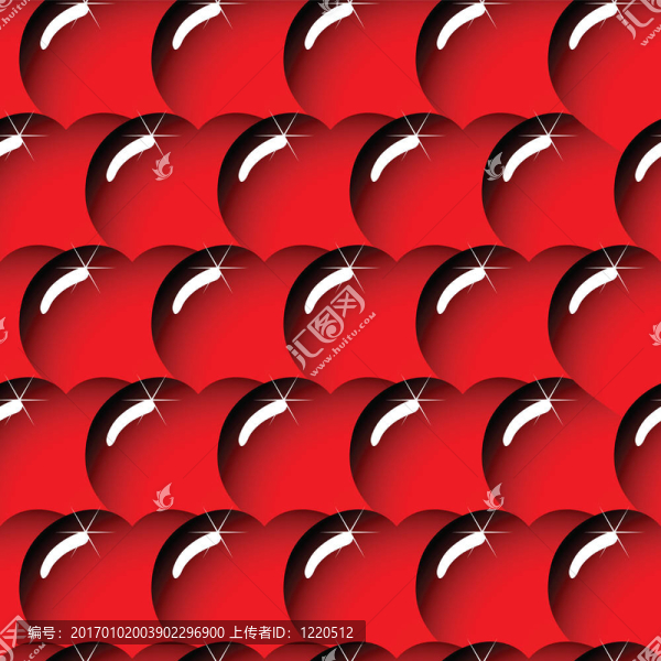 優(yōu)雅的背景與紅色玻璃心