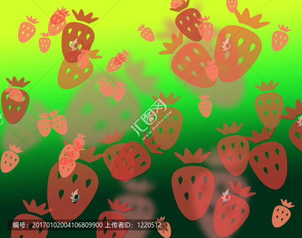 摘要草莓背景