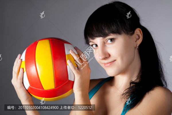 女人與球