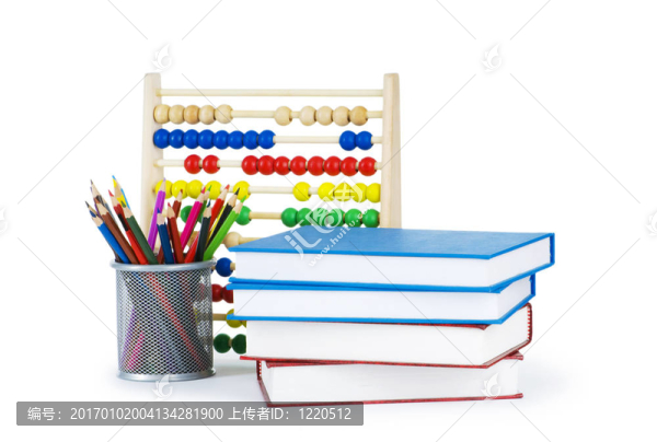 用鉛筆的教育理念；書和算盤