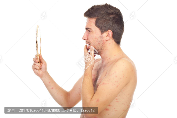 人水痘照鏡子