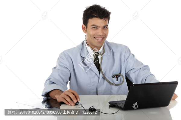年輕英俊的尼泊爾男醫(yī)生