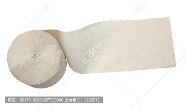 衛(wèi)生紙的白色隔離BG