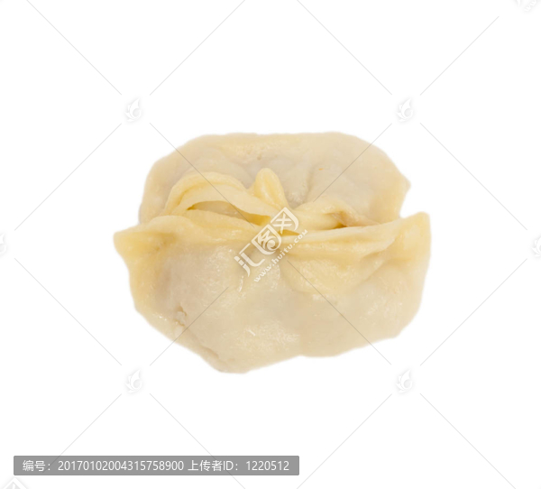 俄羅斯的傳統(tǒng)食品曼塔白色隔離