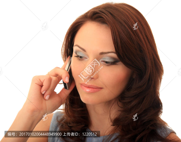 美麗的女孩溝通
