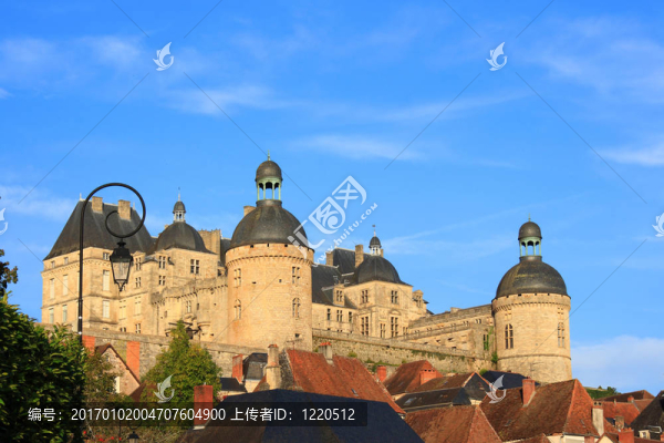 Chateau,de,Hautefort（多爾多涅河；法國(guó)）