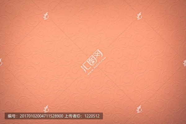 深橙色/粉紅色的背景與圓形有機(jī)飾品