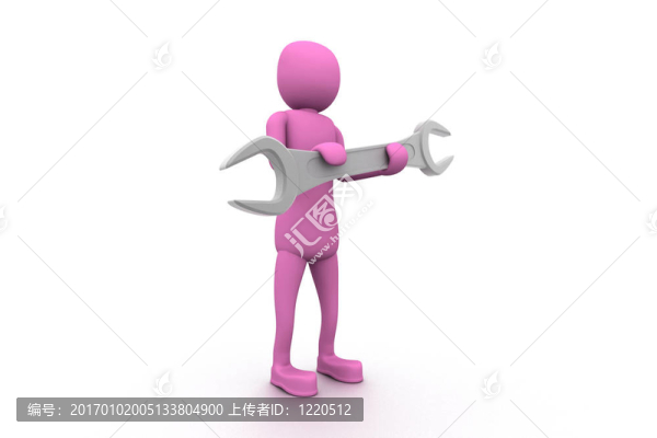 人把扳手
