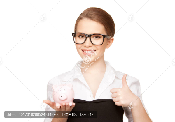 可愛的小豬存錢罐