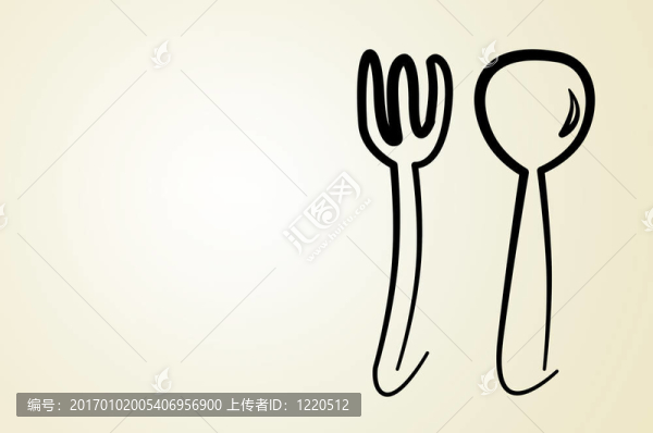 叉子和勺子