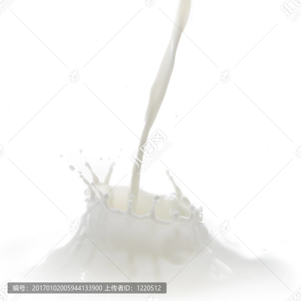 牛奶濺