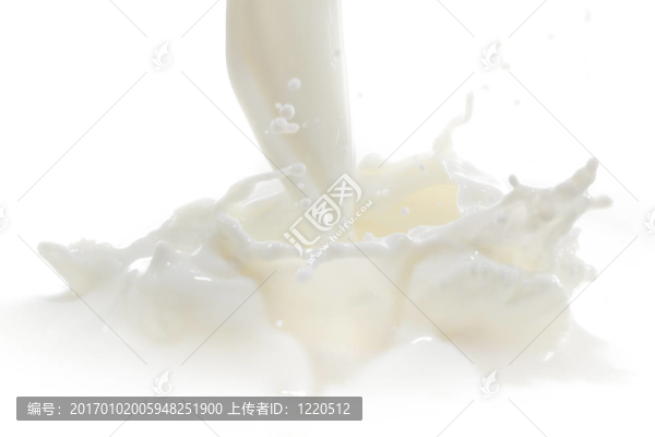 牛奶濺