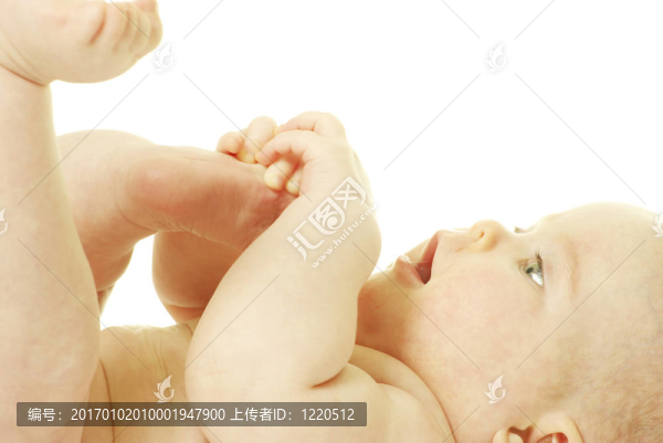嬰兒腳和手