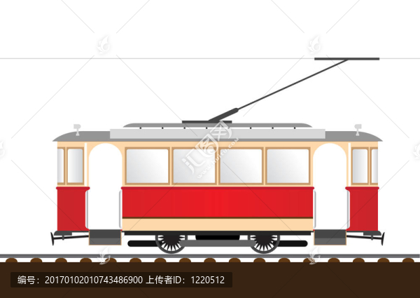 復(fù)古電車