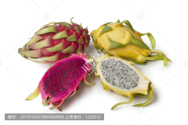 黃色的火龍果和哥斯達(dá)黎加火龍果