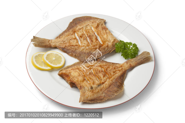 炸鰈魚菜