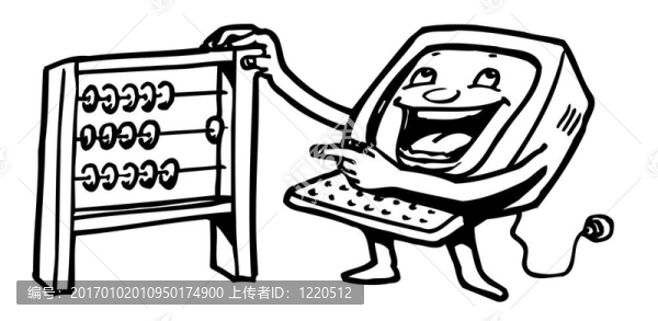 搞笑黑色電腦