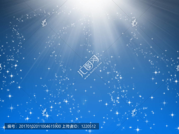 從藍(lán)色夜空中的星星上描繪星星