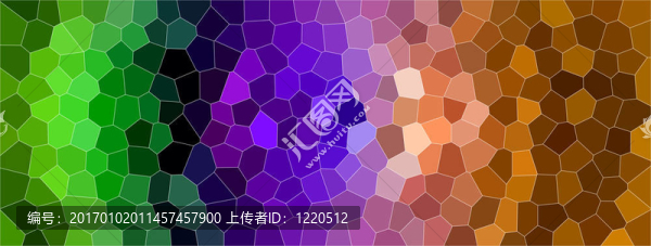 五顏六色的馬賽克