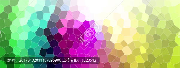 五顏六色的馬賽克