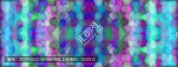 摘要藍色馬賽克