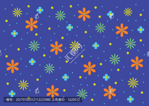 五顏六色的花朵