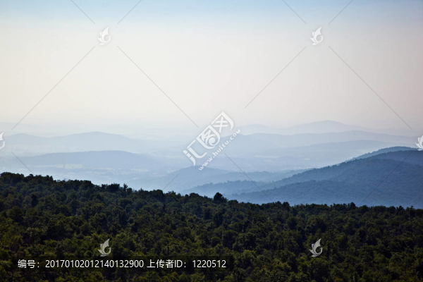 風景秀麗的藍嶺山脈
