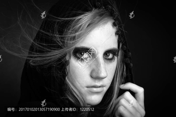 時尚照片封面美女