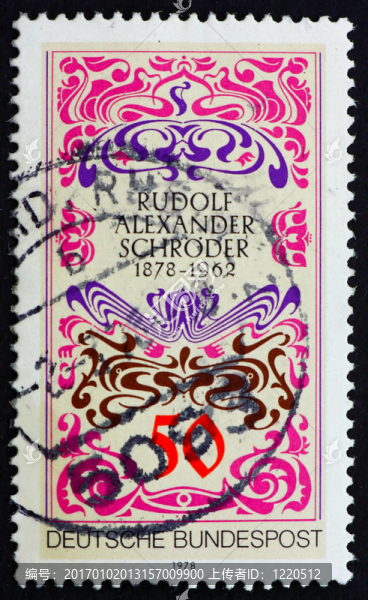 德國郵票1977,Alexander,Schroder