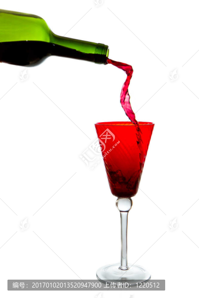 把紅葡萄酒