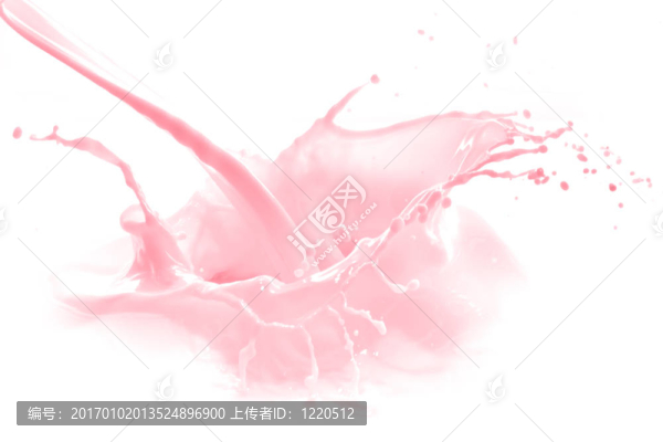 草莓牛奶飛濺