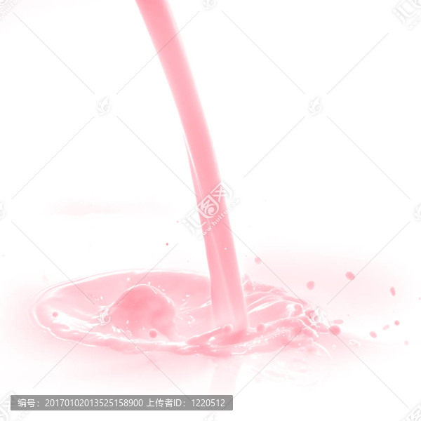 草莓牛奶飛濺