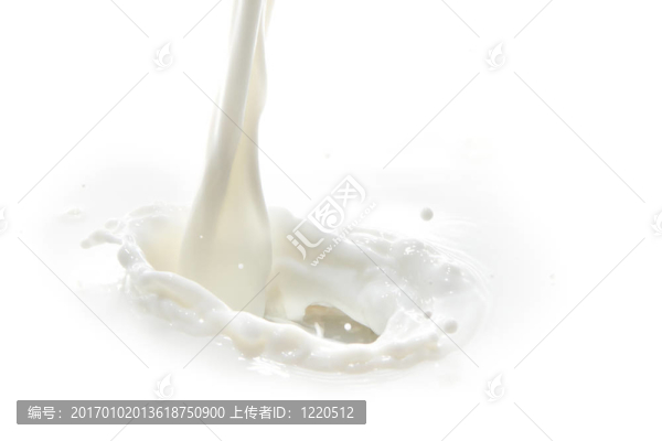 牛奶濺