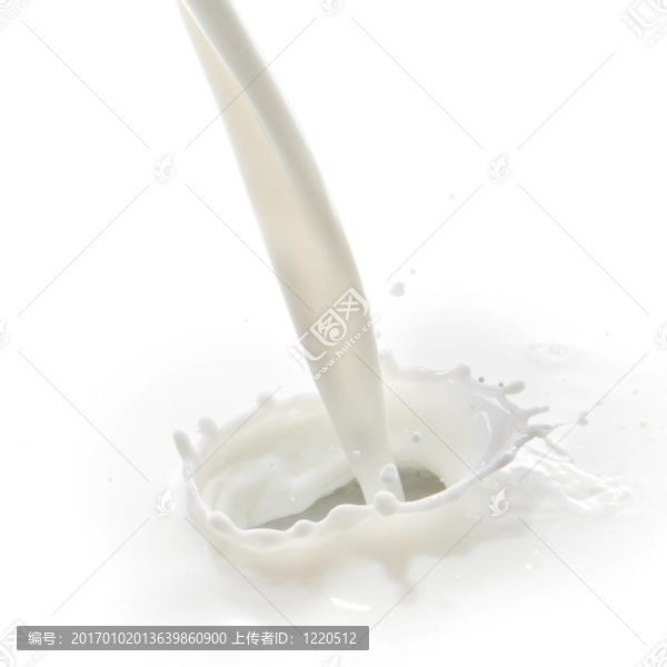 牛奶濺