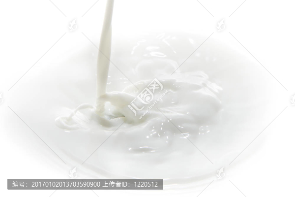 牛奶濺