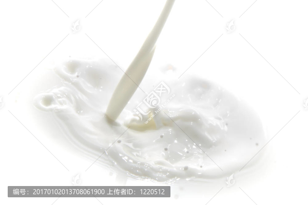 牛奶濺
