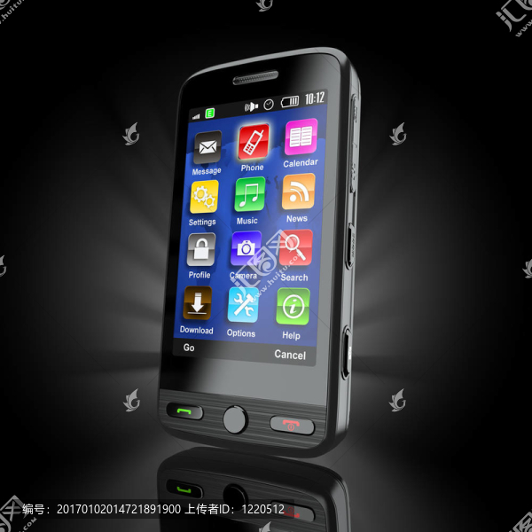 手機(jī)。移動(dòng)電話(huà)。3d